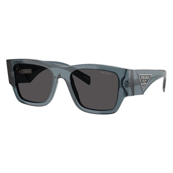 New PRADA Blue Square SPR10Z 17T-08Z Sunglasses Women - Picture 1 of 6
